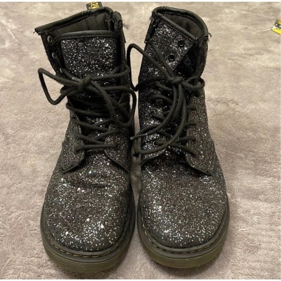 Dr. Marten Chunky Glitter Boots Size 6 - Picture 4 of 10